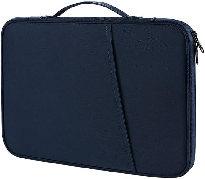 ProElite Nylon Tablet Sleeve Case Cover 12" to 13" for Apple iPad Air 13/Pro 13/Pro 12.9 Samsung Galaxy Tab S7/S8/S9 Plus/S7/S9 FE Plus 12.4", Lenovo Tab P12, Microsoft Surface Pro, Blue