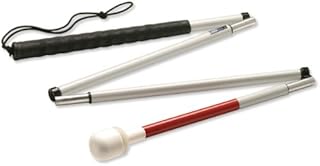 Ambutech 4-Sec Folding Graph Cane-Marsh Roller-54in