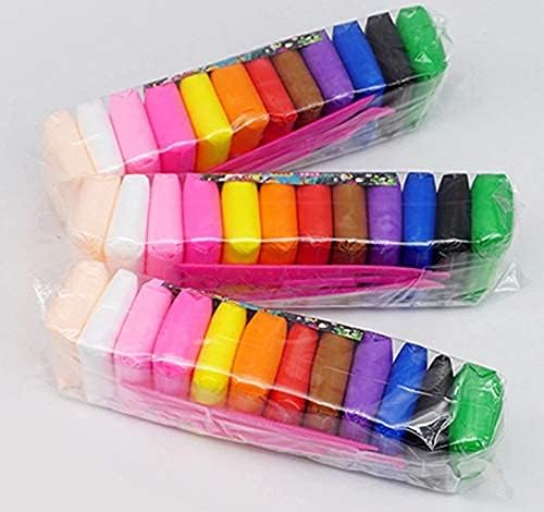 Air Dry Clay, Colorful Children Soft Playing Clay with 3 Tools, Creative Art & Crafts Clay, Craft Materials for Decoration Items & for Improving Kids Skills.(Pack of 36)-picture-30