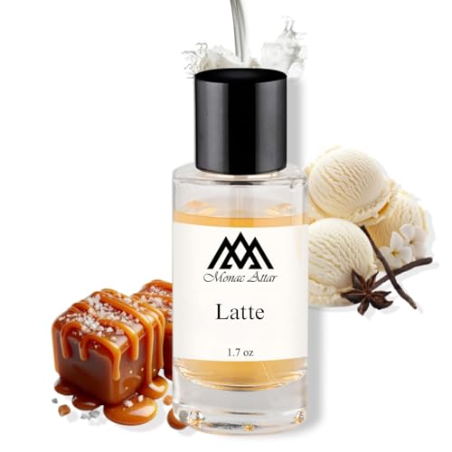 Monac Latte Inspired by Bianco Latte, Eau De Parfum, 1.7oz/50ml, Unisex, Long Lasting Fragrance, Luxury Made Affordable