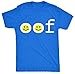 Produktbild HippoGem oof Gamer Happy Unisex-Children T Shirt - Blue - M (9-10 Years)