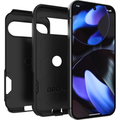 OtterBox Google Pixel 9 & 9 Pro Commuter Series Case - Black, Ultra-Sleek, Wireless Charging Compatible, Raised Edges Protect Camera & Screen (Ships in Polybag) - image 3