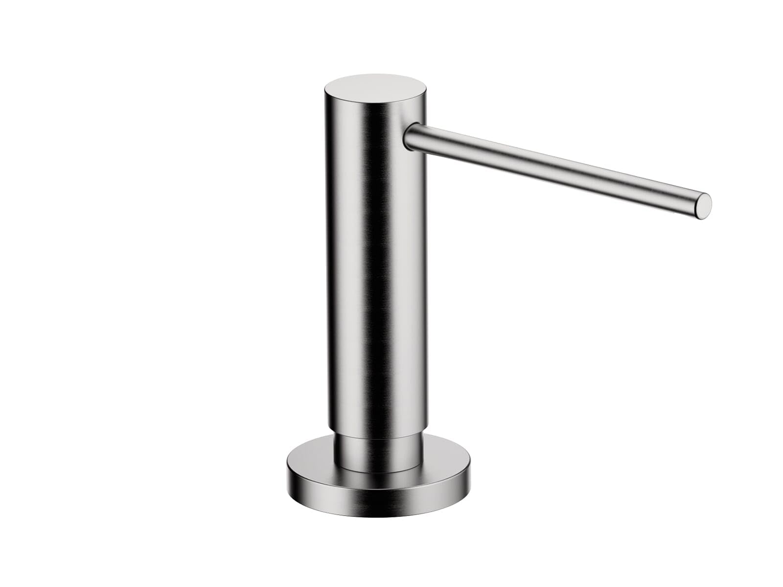 Dispensador Dornbracht Serie Neutra de cromado cepillado y proyección 124mm 1