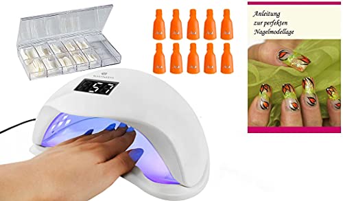 UV Gel Starterset Set, Nagelstudio Set, Anfängerset, Maniküre, Pediküre, UV Farbgele, UV Systemgele, Nailart, French… – Bild 2