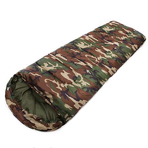 Saco de Dormir de Algodón para Acampar, 15 Grados, Estilo Sobre, Ejército o Militar, o Sacos de Dormir de Camuflaje