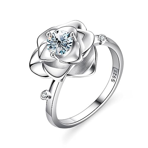 Bague fiançailles argent et moissanite blanche ou rouge pour sublimer votre quotidien