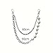 Layered Pants Chain for Men Women Fashion Wallet Chain Jean Chain Belt Chain Men Keychain Chains Jewelry(styleB)