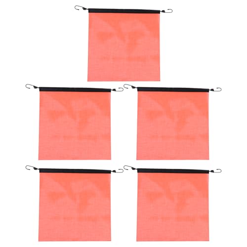 Drapeaux de sécurité orange avec bandes réfléchissantes SOIMISS pour chantiers et convois