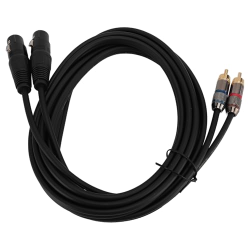 Câble double mâle vers double XLR femelle anti parasite cuivre 22 AWG