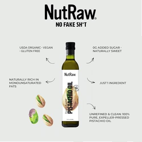 Nutrawbar Aceite Orgánico de Pistacho Prensado en Frío miniatura 3