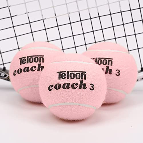 Teloon Tennis Balls (Pink-18Pcs) #TOP2
