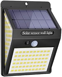 140 LED Solar Security Lights Outdoor, Solar Motion Sensor Lights 270ºWide Angle Waterproof Solar Powered Durable Wall Lights Outside 3 Modes for Garden Fence Door Yard Garage Pathway (1 Pack)