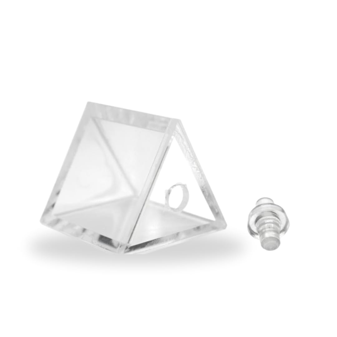 Shree Balaji Traders Sbt Instruments Hollow Prism With Cap Size (2X2X2-Inch) Precision Pack Of 1 - 24 Months And Up, Clear-picture-28
