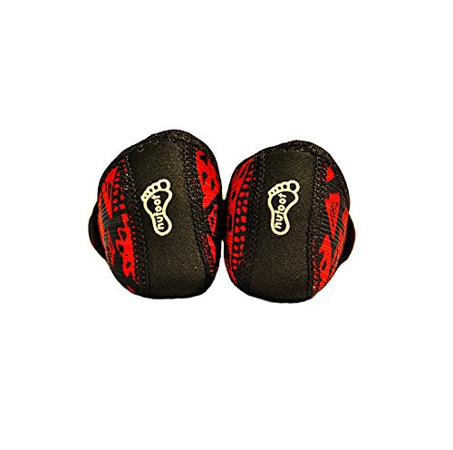 Nufoot Betsy Lou Fuzzies Women's Shoes, Best Foldable & Flexible Flats, Slipper Socks, Travel Slippers & Exercise Shoes, Dance Shoes, Yoga Socks, House Shoes, Indoor Slippers, Red Aztec, Medium #TOP3