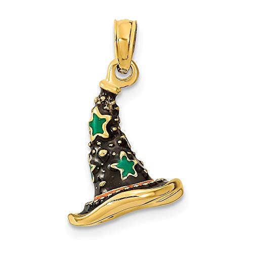 Collier chapeau de sorcière or jaune 14k : fini les bijoux qui ternissent
