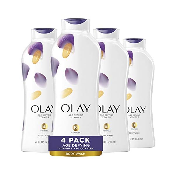 Olay-Age-Defying-Body-Wash-with-Vitamin-E-B3-Complex-22-Fl-Oz-Pack-of-4 Olay Age Defying Body Wash with Vitamin E & B3 Complex, 22 Fl Oz (Pack of 4)