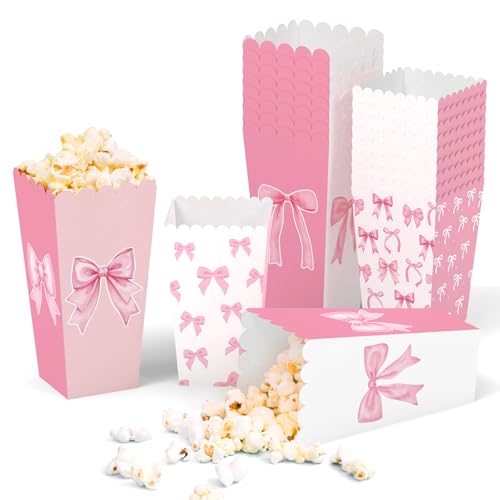FHzytg 20Pcs Pink Girl Party Favor Bags, Hot Pink Princess Party Candy Bags Gift Bags Pink Theme Party Treat Goodie Bags for Princess Birthday Baby Shower Bachelorette Party Decorations