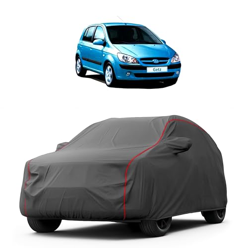 Image of Heavy-Duty Car Cover for Compatible with Hyundai Getz (2007 to 2025 All Models) Deluxe Car Protection Cover - Waterproof & UV-Resistant All-Season Exterior Protection