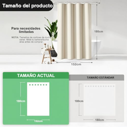 La Mejor Recopilación de Cortinas para baño los más recomendados. 24 Imagen adicional