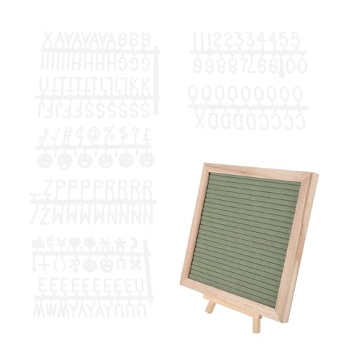 DEARMAMY Tableau Affichage Lettres Bois avec Support Tableau Message Décoratif et Mémo de Bureau pour Maison et Bureau Panneau DIY Pratique et Stable