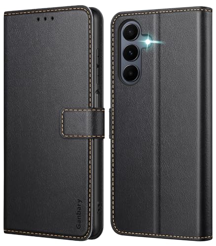 Ganbary Coque pour Samsung Galaxy A16 4G/5G, [Housse en Cuir PU Premium] [Etui à Rabat] [Pochette de Portefeuille], Étui de Protection pour Samsung Galaxy A16 4G/5G -...