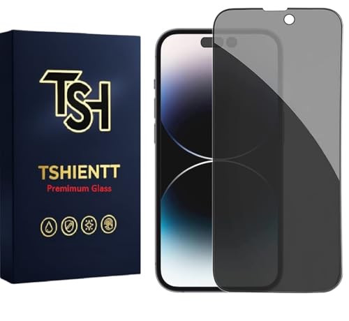 Image of Tempered Glass Screen Protector Compatible for iPhone 14 Pro Max (Privacy) with Edge to Edge Coverage - Case Friendly, Anti-scratch [Pack of 1]