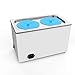 JOANLAB Digital Thermostatic Lab Water Bath 6L Water Bath Heater 1 Chamber with 2 Openings, for Lab Use 110V/60 Hz