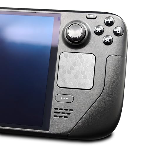 Protector de touchpad para Steam Deck contra desgaste con adhesivo de piel y 4 teclas 3