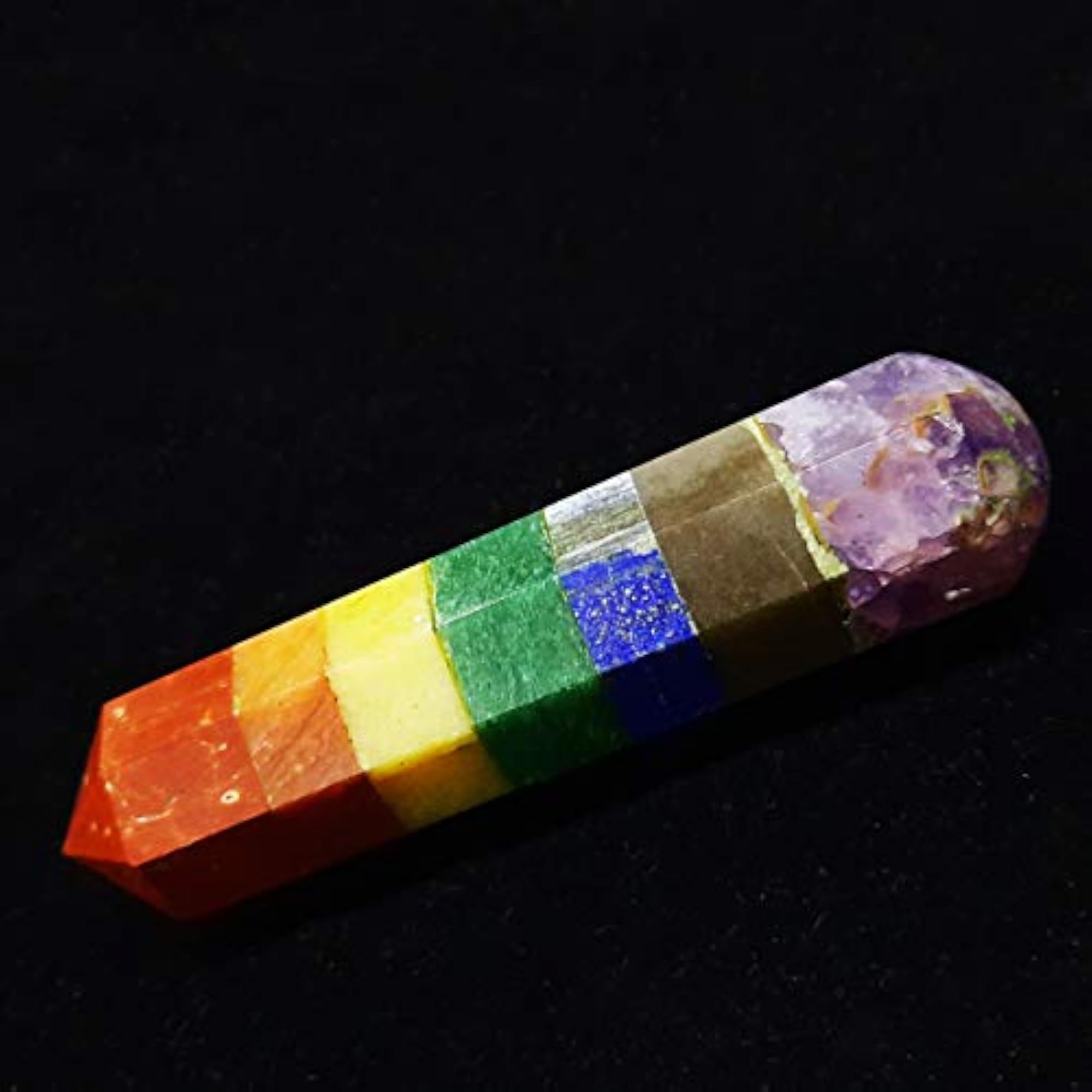 Shubhanjali Reiki Healing 7 Chakra Crystal Wand