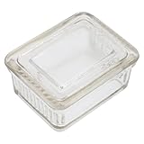 NUOBESTY Glasfärbetank für Labor mit 9 Objektträgern Transparentes Coplin Glasgefäß Dickwandig und Stabil für Histologische und Zytologische Färbeexperimente