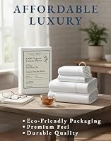 Lane Linen Full Size Sheets 100% Organic Cotton 4pc Percale Cooling - White. — image 8