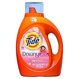 Tide Plus A Touch of Downy Liquid Laundry Detergent, April Fresh, 84 fl oz, 59 loads, HE Compatible
