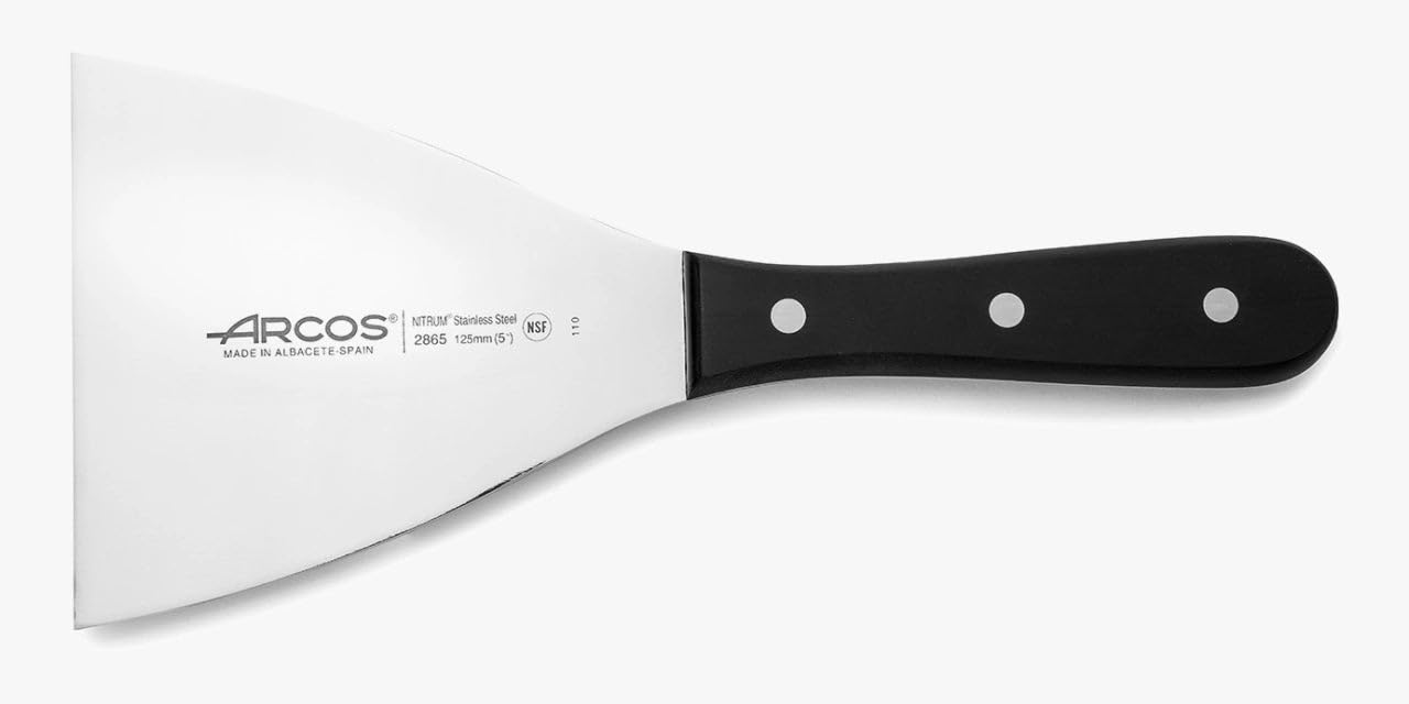 Arcos Cuchillo Chef Acero Inoxidable. Cuchillo cocina para cortar y pelar alimentos pequeños. Mango ergonómico polioximetileno y Hoja 120 mm. Serie Universal. Color negro. — view 31