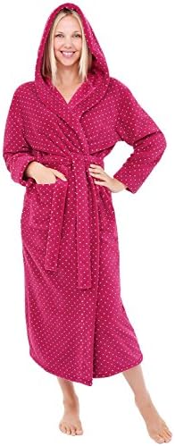 Alexander Del Rossa Womens Fleece Robe