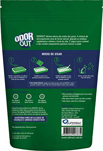 ODOROUT Aditivo para areia de gato