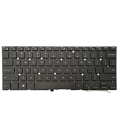 Replacement Teclado de laptop Para For DELL For Inspiron 13 7378 Edição em Inglês Americano Cor Pret