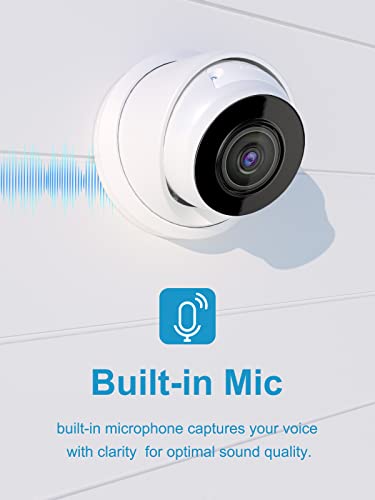 Unilook 16Ch Poe Security Camera System With 4Tb Hdd, 2.8Mm 110° Wide Angle 100Ft Night Vision Outdoor Ip Cameras, 5Mp 16Ch Business Nvr With 4Tb Hdd For 24/7 Audio Recording (16Ch 8Camera 383) #TOP3