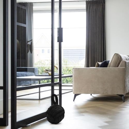 Cale-porte en peluche et corde A2Z decor chic et elegant lestes en pierre - 5