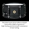 Tama BST1055MBK Snare Drum 5.5"x10" - w/MC69 - Matt Black #1
