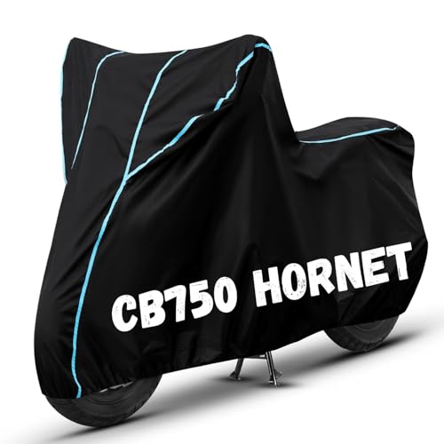 Image of Bike Cover for CB750 Hornet 100% Waterproof, Dustproof & Scratch Resistant| Fully Bottom Elastic UV Resistant Heavy Duty Body Cover | All Weather Outdoor Use