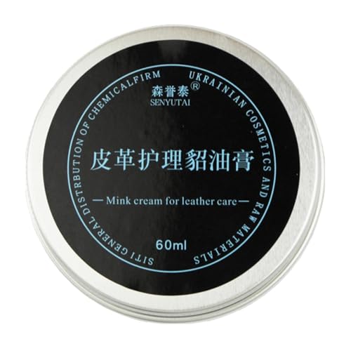 Pâte d'huile de vison - Après-shampoing pour cuir à l'huile de vison, huile pour cuir pour bottes, ensemble d'accessoires synthétiques longue durée, pour...