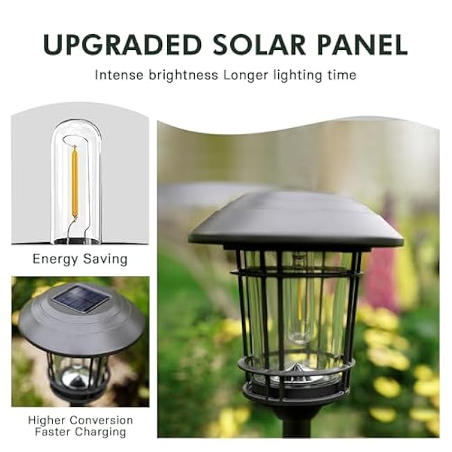 Grand patio Outdoor Lights Metal Pathway Light, Slate Gray