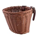 HOMOBABE Cesta Bicicleta Infantil Desmontable Cesta Delantera para Capacidad Grande Resistente y Lavable Accesorio para Bici Años