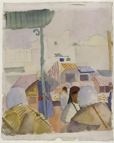 Lienzo Markt a Tunisi August Macke quita el vacío de tus paredes con color 60x90