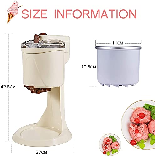 Eismaschine mit Kompressor Softeismaschine für Zuhause Ice Cream Machine 1L Aluminiumfolie in Lebensmittelqualität Slush… – Bild 7
