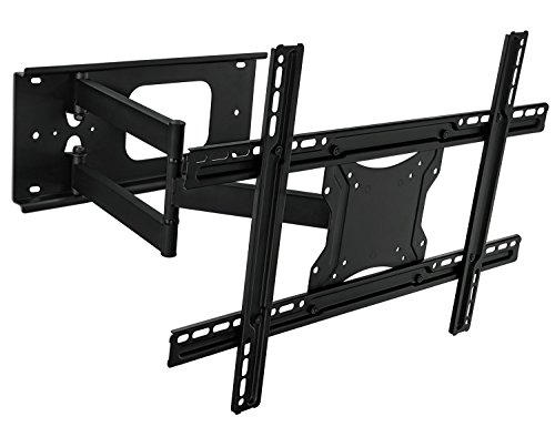 Mount-It! Full Motion Articulating TV Wall Mount Bracket for 32-70” Plasma, LED, LCD Flat Screens up to 100 Pounds and 600x400 VESA, Tilt, Swivel, Extend, Compress