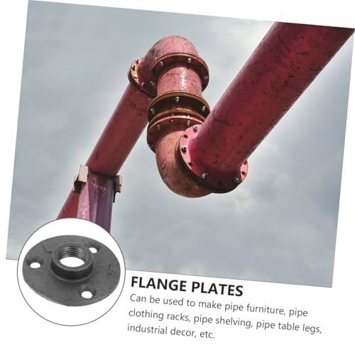 Flange de sol pour étagère industrielle et décoration de salon - 6