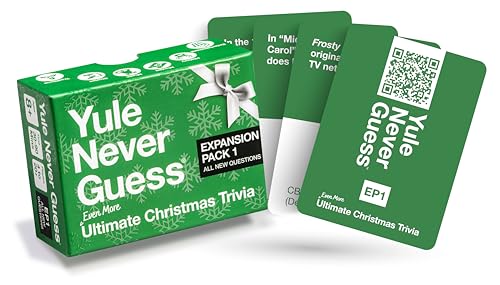 Yule Never Guess Ultimate Christmas Trivia Card Game - Expansion Pack 1-110 Cards - 3 or More Players - Ages 8+ - Image 2