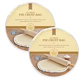 Mrs. Anderson's Baking Easy No-Mess Pie Crust Maker Bag, Rolls 11-Inch Crust For 8 to 9-Inch Pies, Set of 2