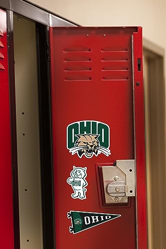 Image of Ohio University 9ct Vinyl Large Deluxe Stickers Variety Pack - Laptop, Water Bottle, Scrapbooking, Tablet, Skateboard, Indoor /Outdoor - Set of 9